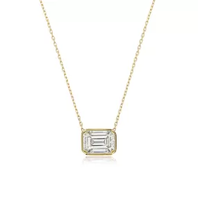 Mixed Shapes Diamond Pendant Necklace