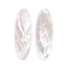 Mother of Pearl 11x41mm Marquis Pair - Pendant