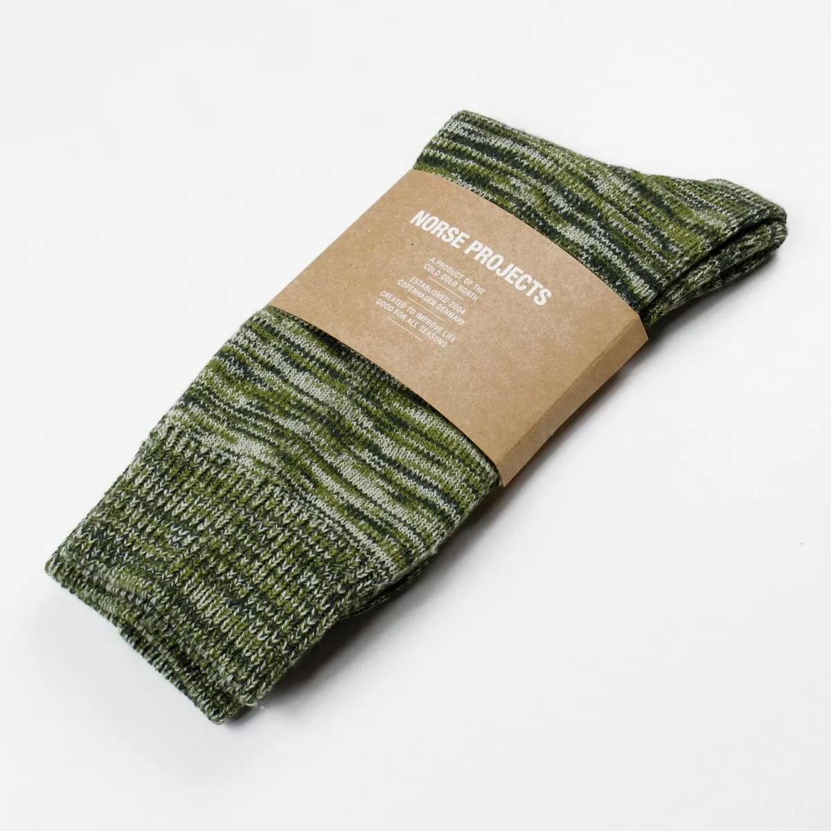 Norse Projects - Bjarki Blend Socks - Lichen