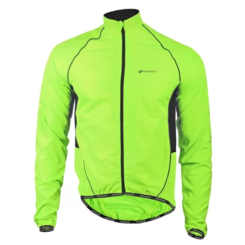 Nuckily MJ004 Long Sleeve Cycling Rain/Wind Protector Jersey