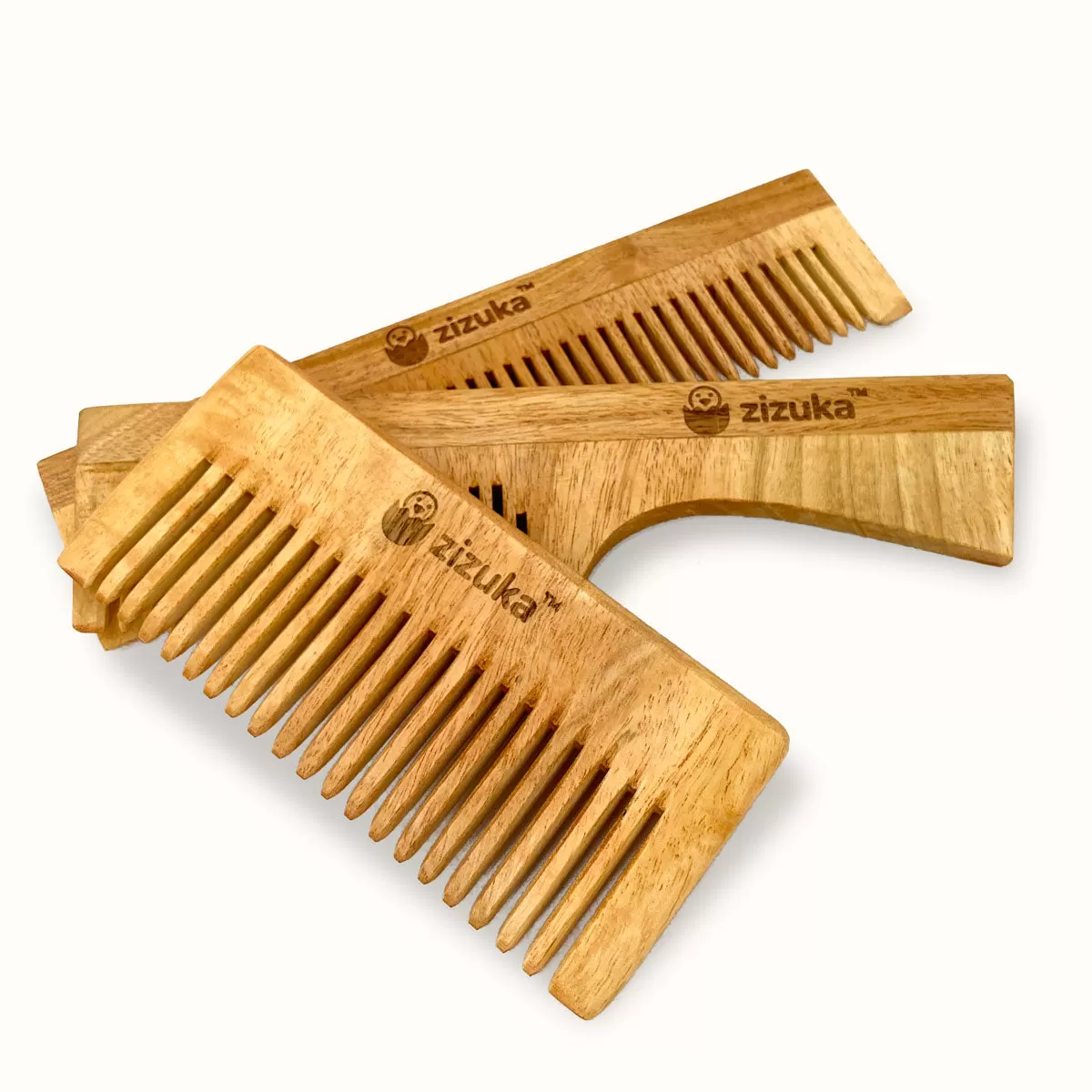 Oil Treated Neem Comb -Scalp Care -Combo (Pack of 3)