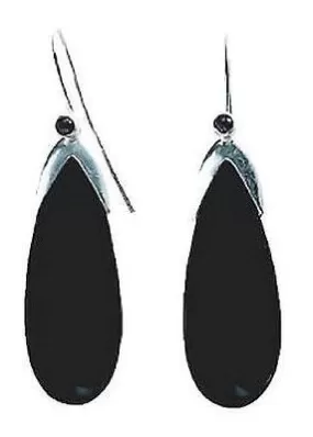 Onyx Pendant Earrings