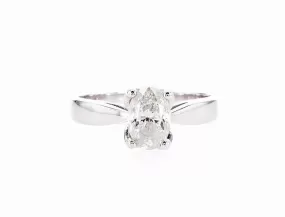 Oval Solitaire Ring (1.00Ctw)