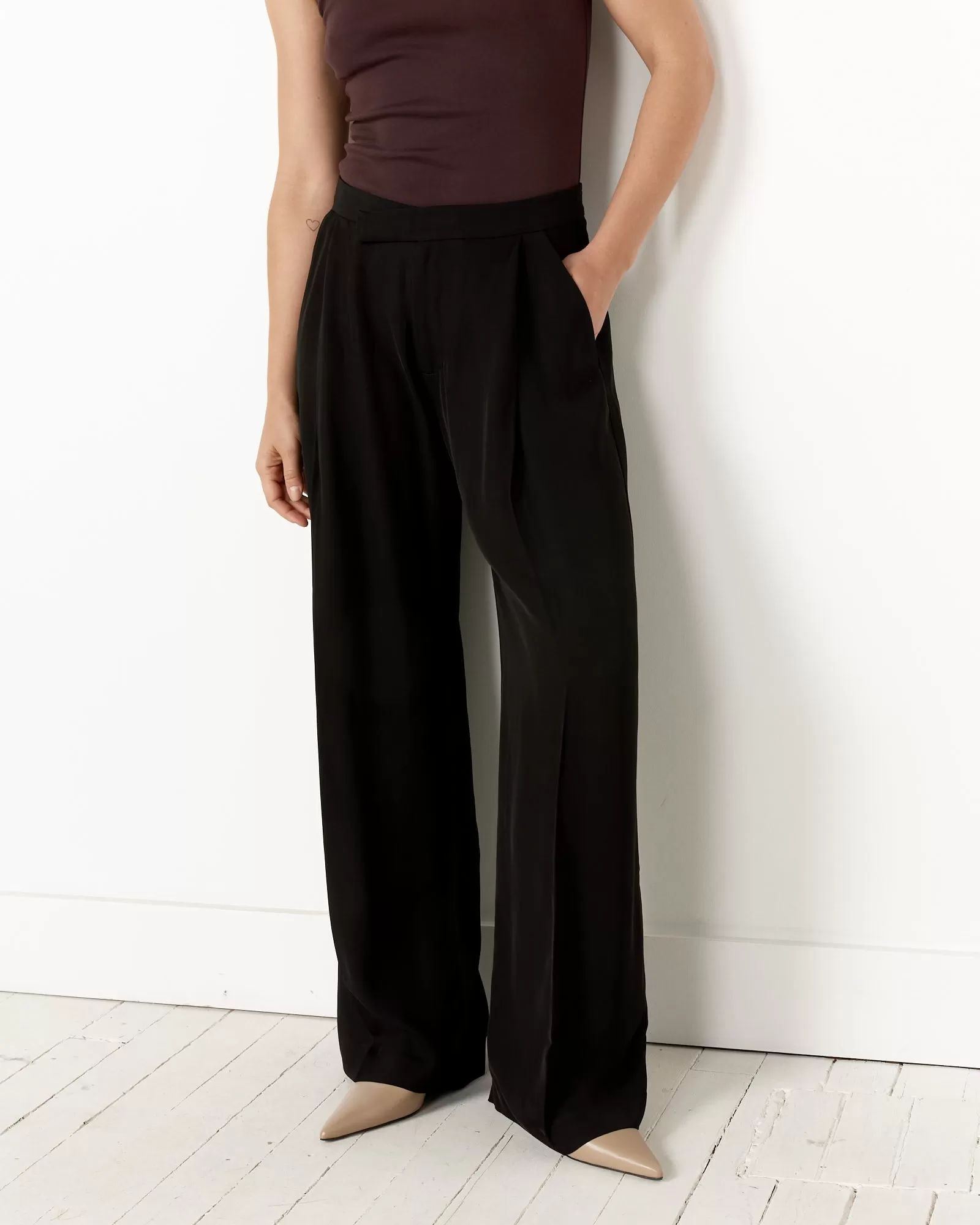 Overlap Waist Trouser