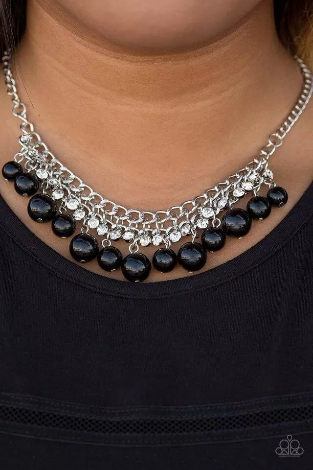 Paparazzi Accessories  - Box Office Bombshell #N720 Box 8 - Black Necklace