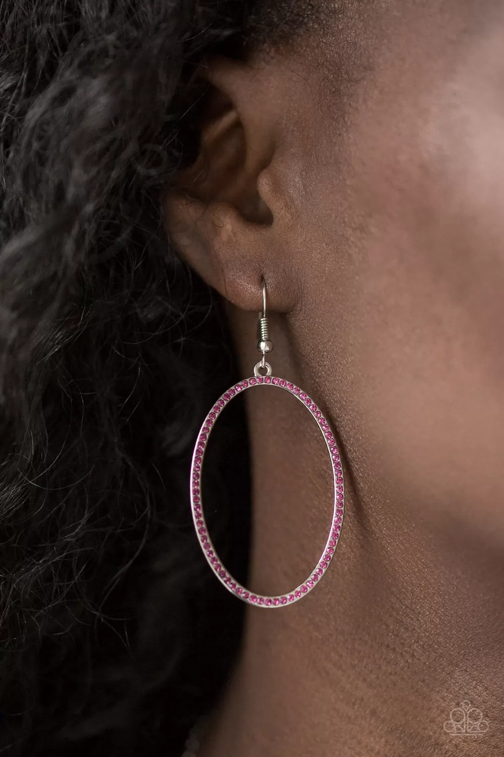 Paparazzi Dazzle On Demand - Pink Earrings