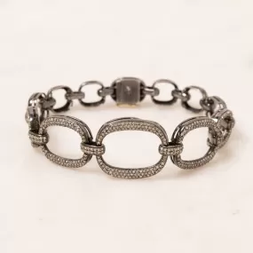 Pave Diamond Large Links Bracelet