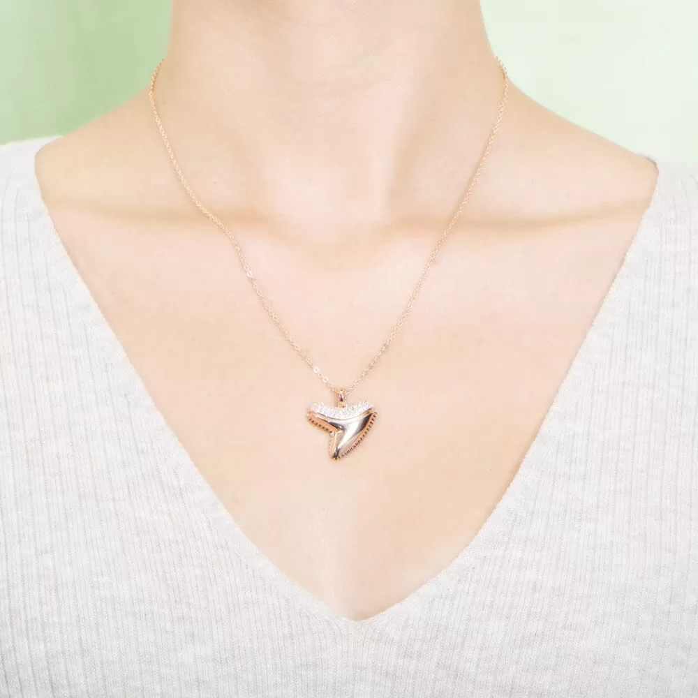 Pavé Shark Tooth Pendant