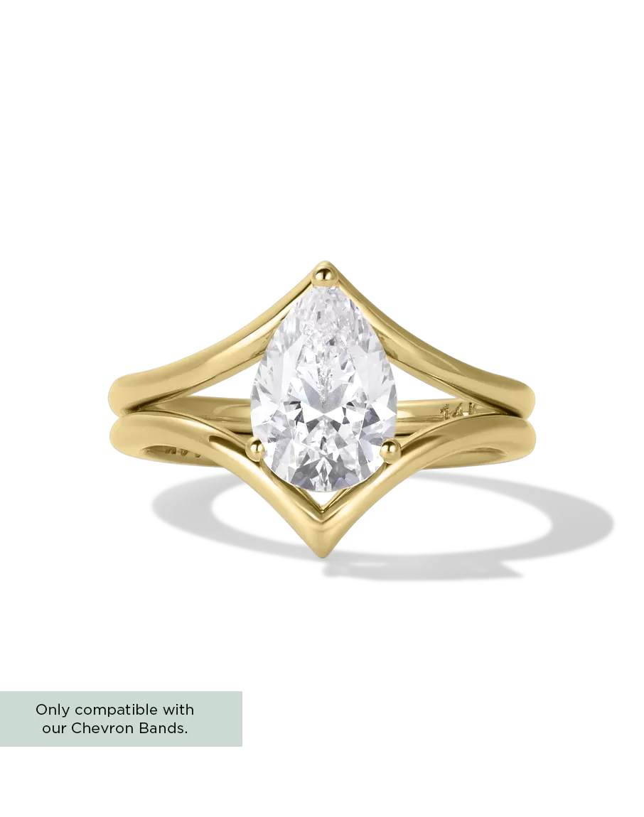 Pear Nesting Diamond Ring