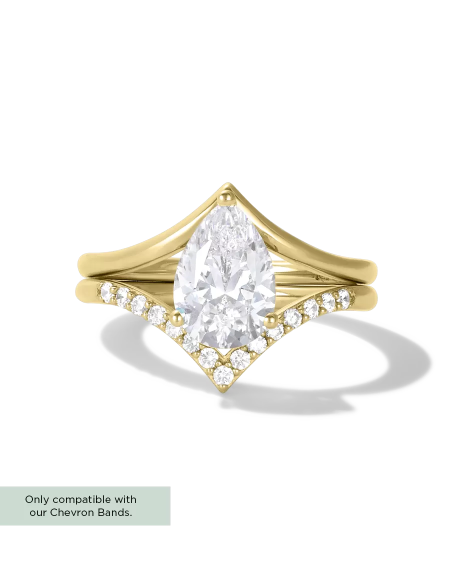 Pear Nesting Diamond Ring