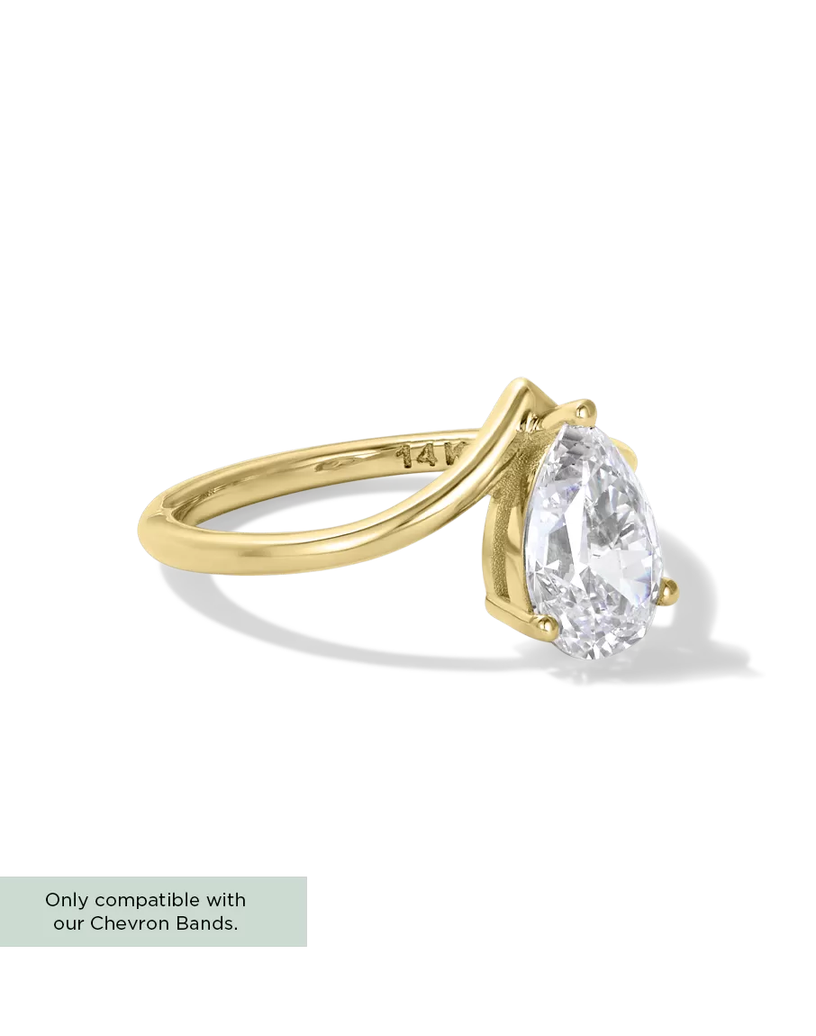 Pear Nesting Diamond Ring