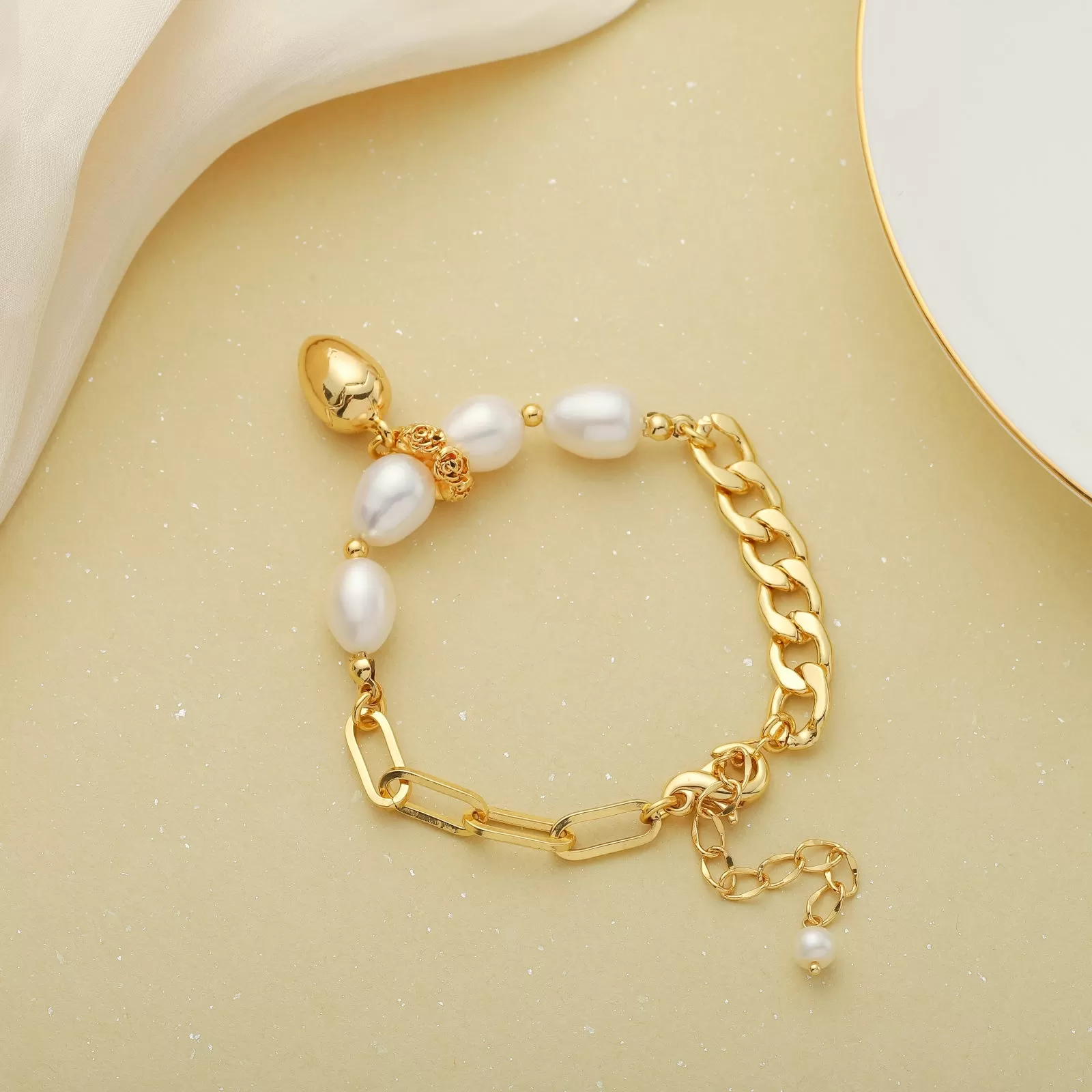 Pearl Chain Bracelet