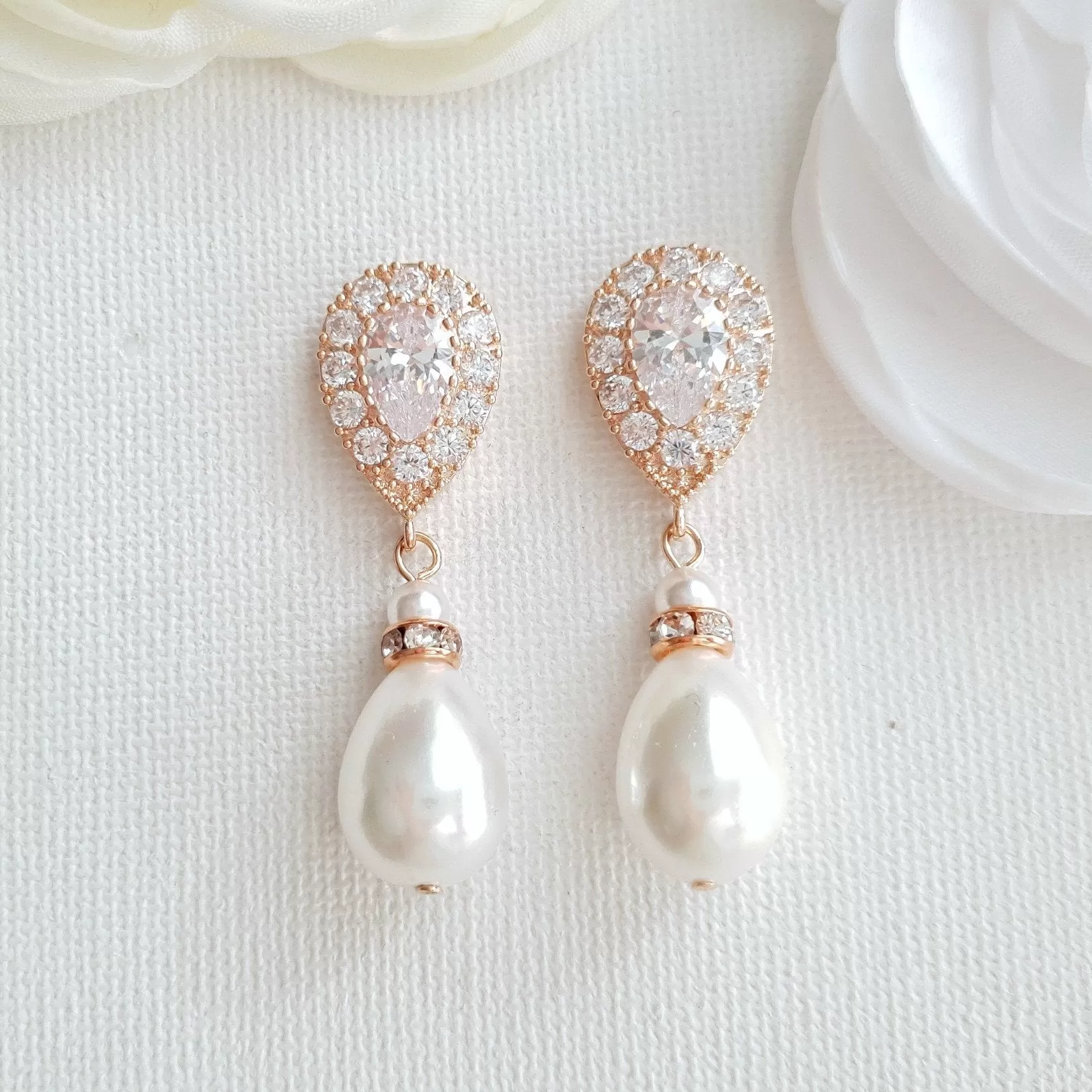 Pearl Drop Earrings- Penelope