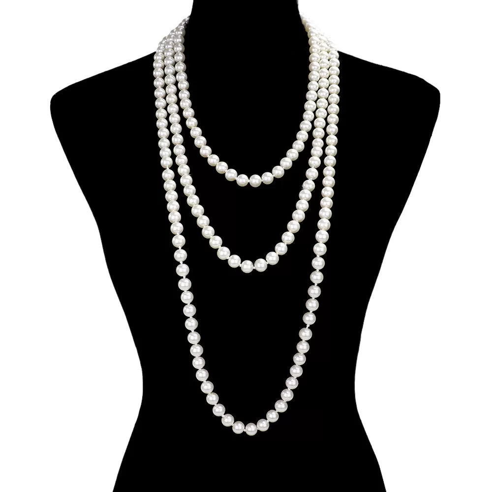 Pearl Long Necklace