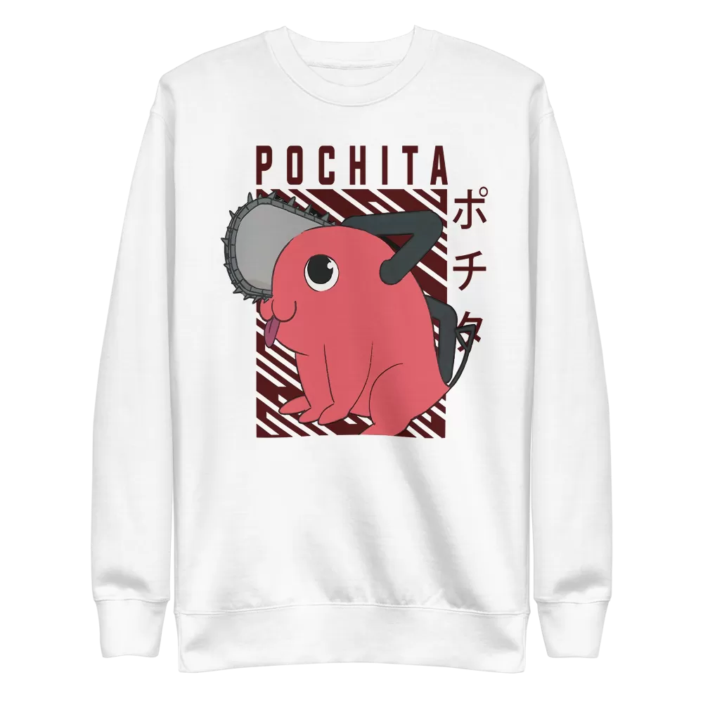 Pochita Crewneck Sweatshirt Chainsaw Man