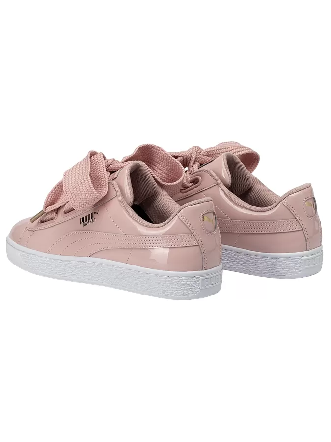 Puma women's sneakers Basket Heart Patent 363073 11 pink