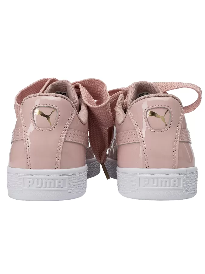 Puma women's sneakers Basket Heart Patent 363073 11 pink