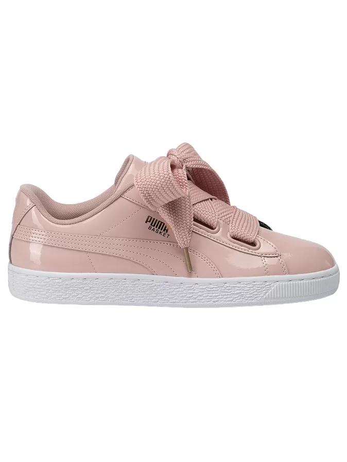 Puma women's sneakers Basket Heart Patent 363073 11 pink