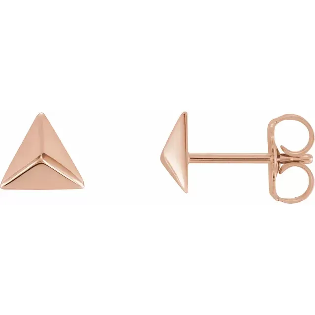 Pyramid Ear Studs