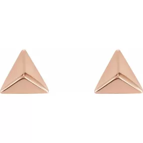 Pyramid Ear Studs