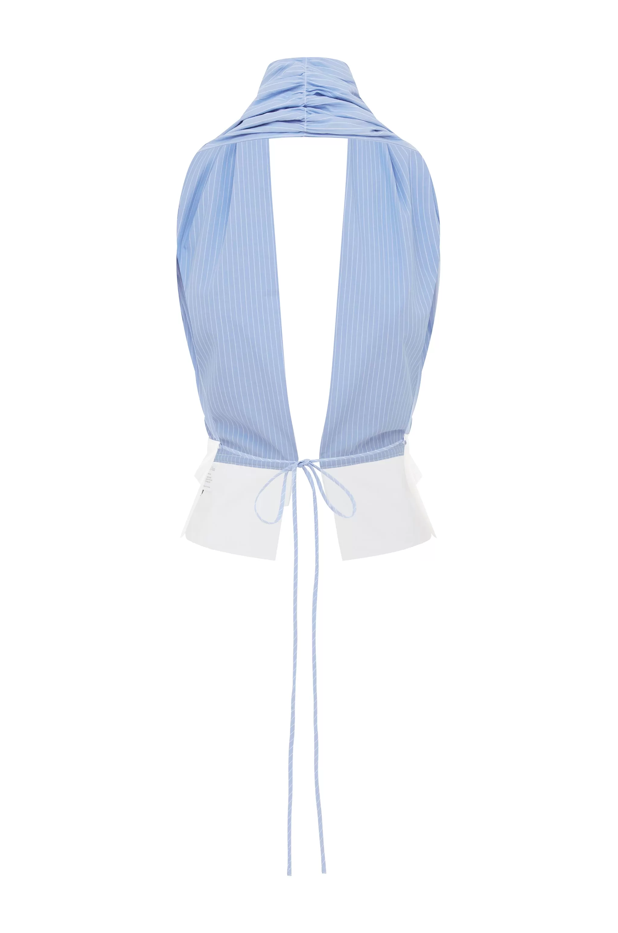 Quinn Top | Blue Pinstripe