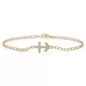 Sagittarius Pave Zodiac Bracelet