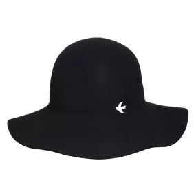 Santa Cruz Wool Floppy Hat Negro