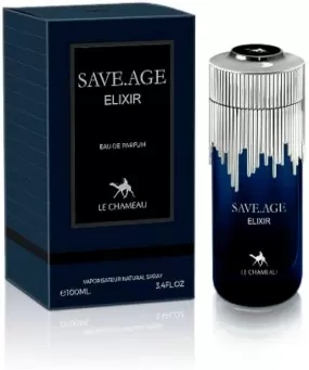 Save Elixir Eau De Parfum Spray For Men 2.8 oz 85 ml  By Le Chameau