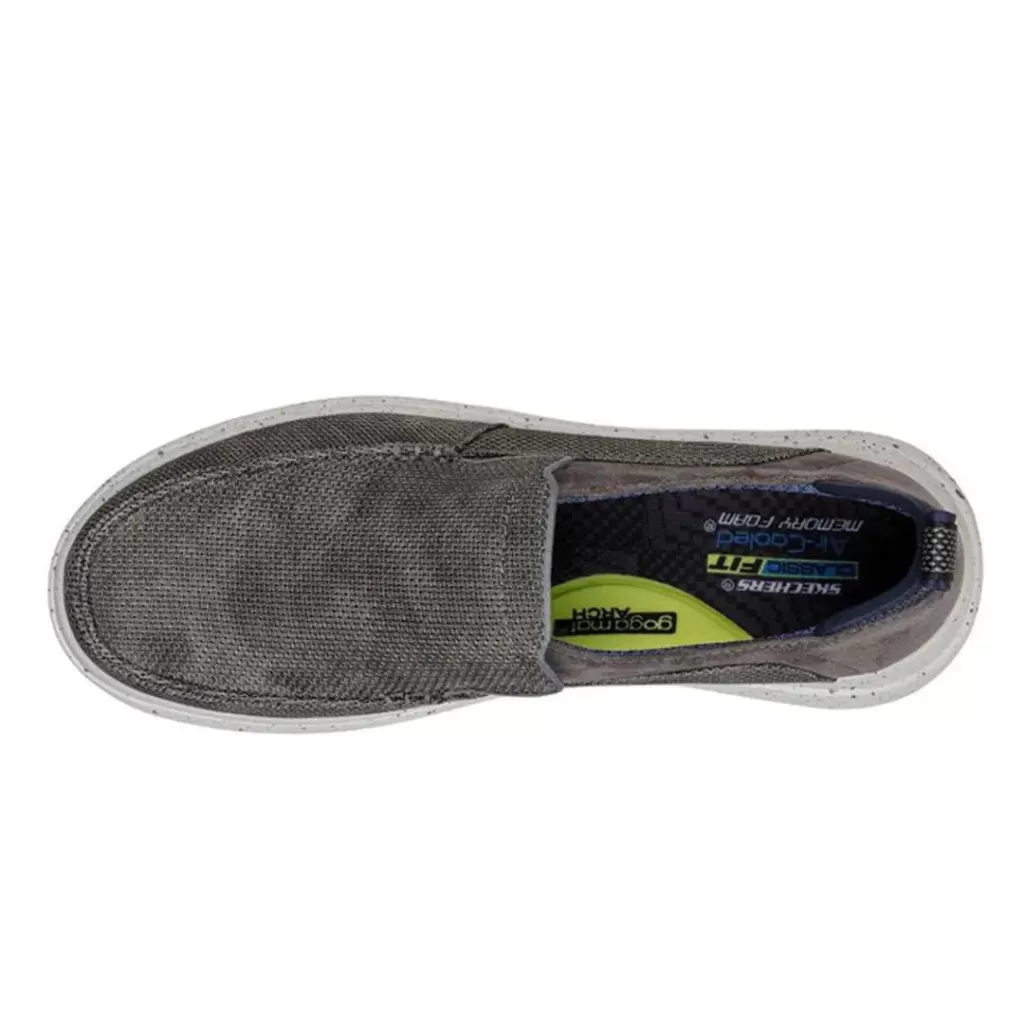 SKECHERS Proven Renco Canvas Slip-on Men 204568-GRY