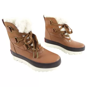 Sorel Joan of Arctic Brown Faux Shearling Snow Boots - 7