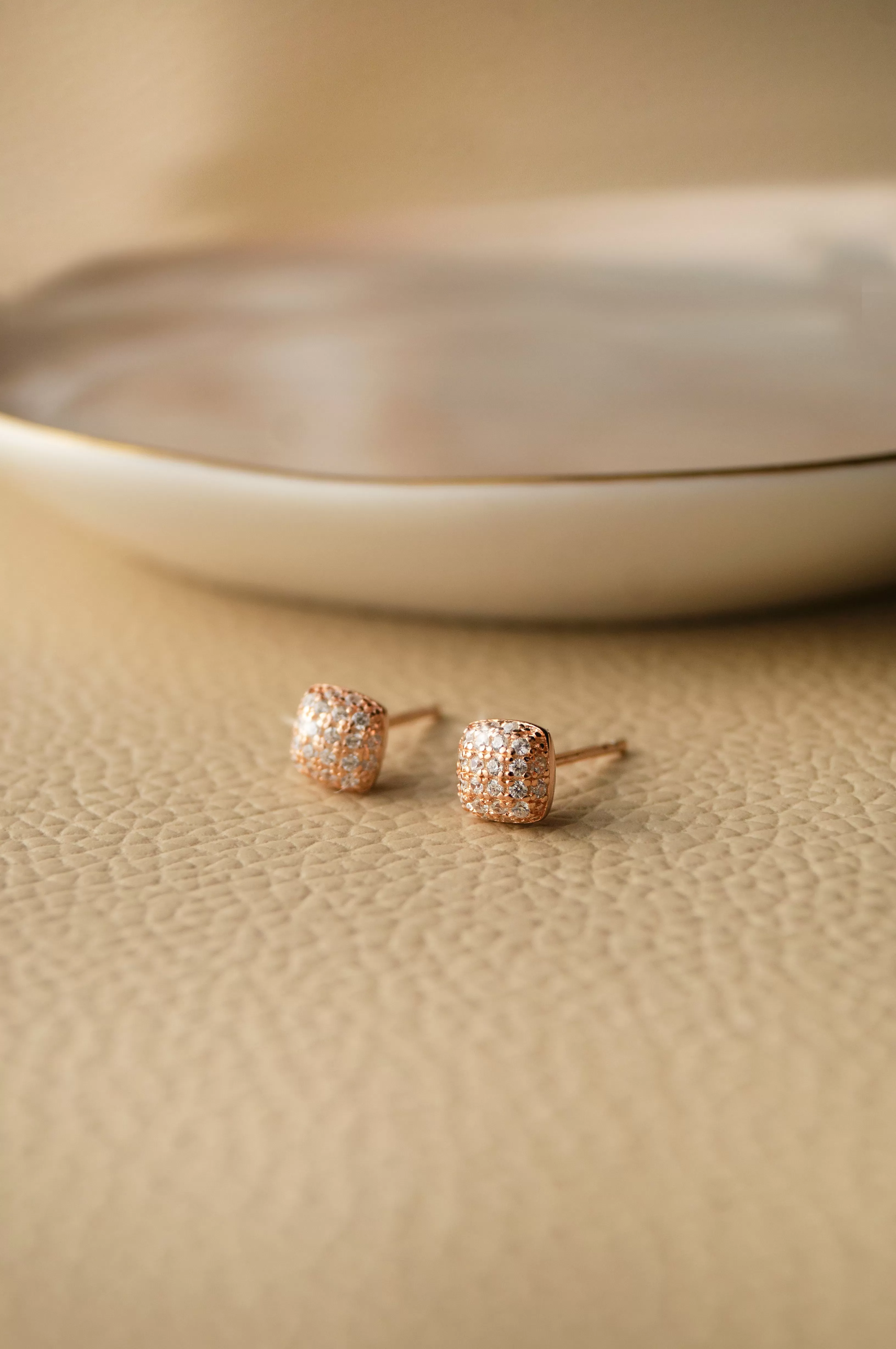 Sparkling Dust Sterling Silver Stud Earrings