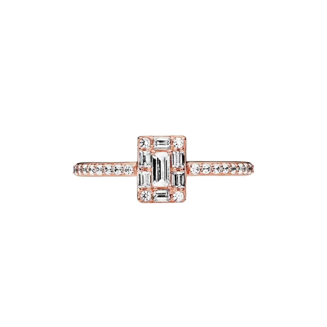 SPARKLING RECTANGULAR RING