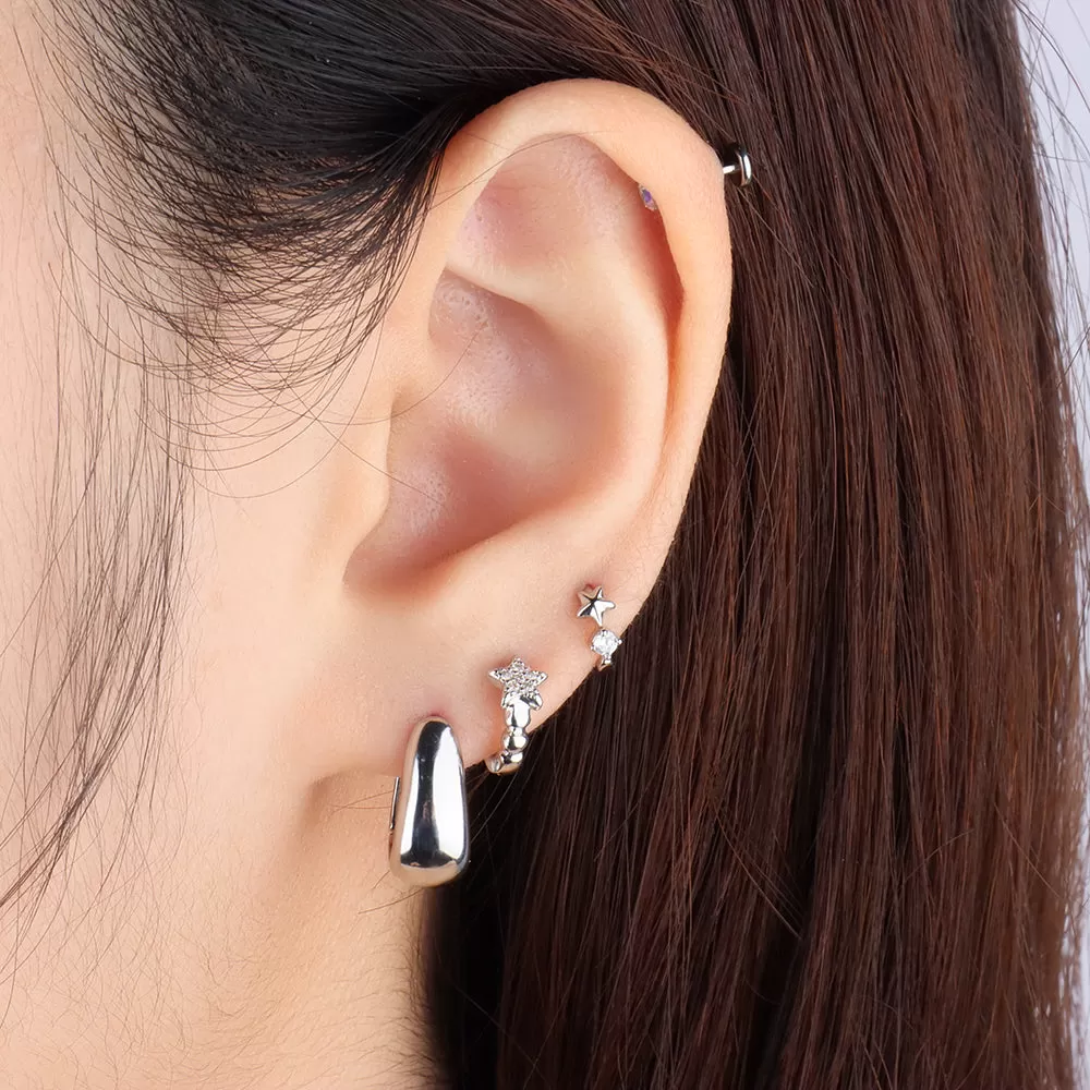 Star Helix Hoop