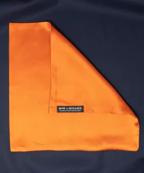 Sun & Sand Solid Orange Pocket Square