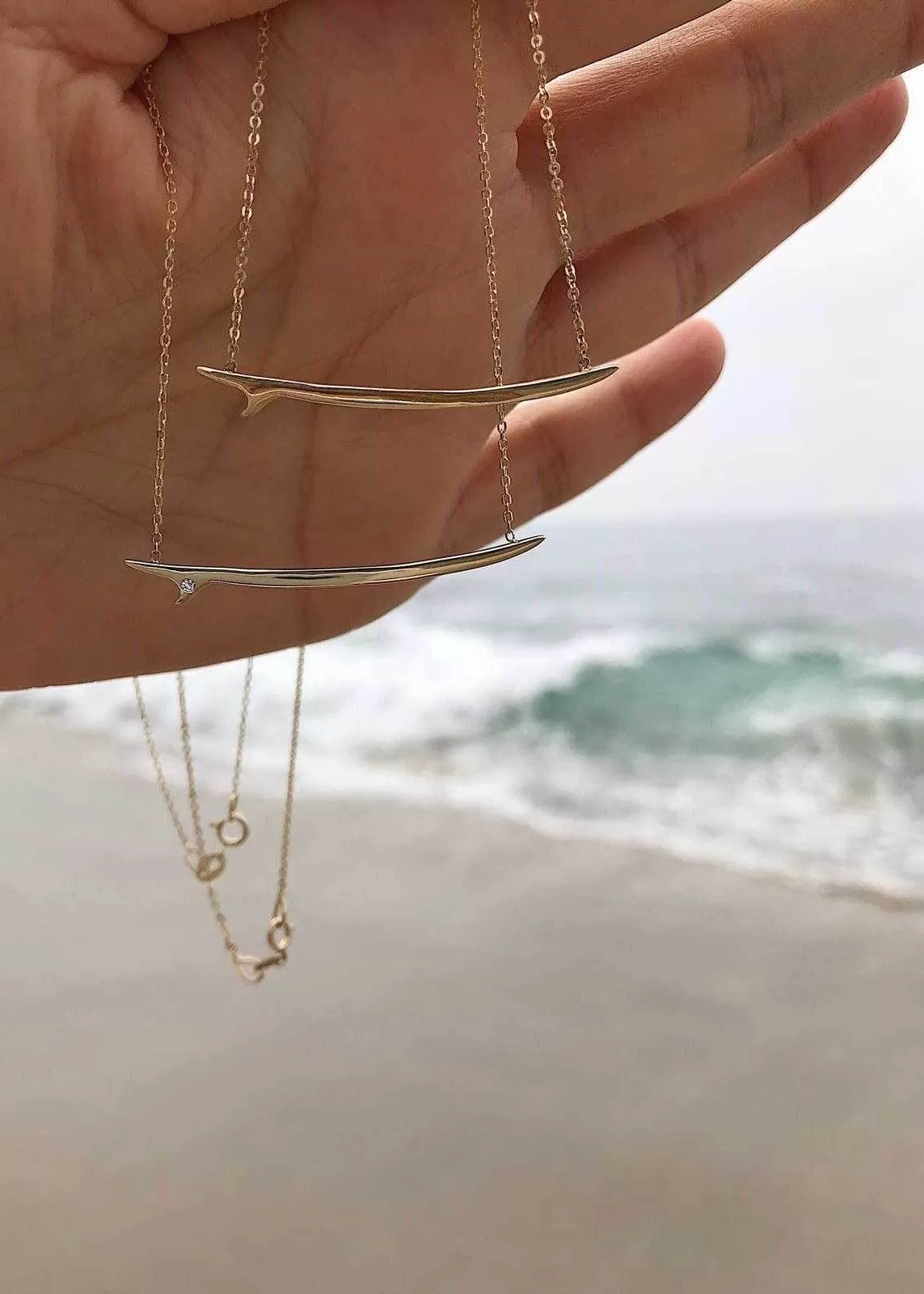 Surfboard Necklace