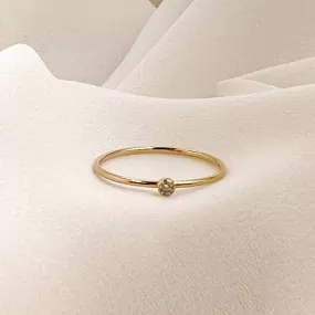 The Apex Gold Stacking Ring