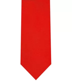 Tie & Pocket Square - Bright Red