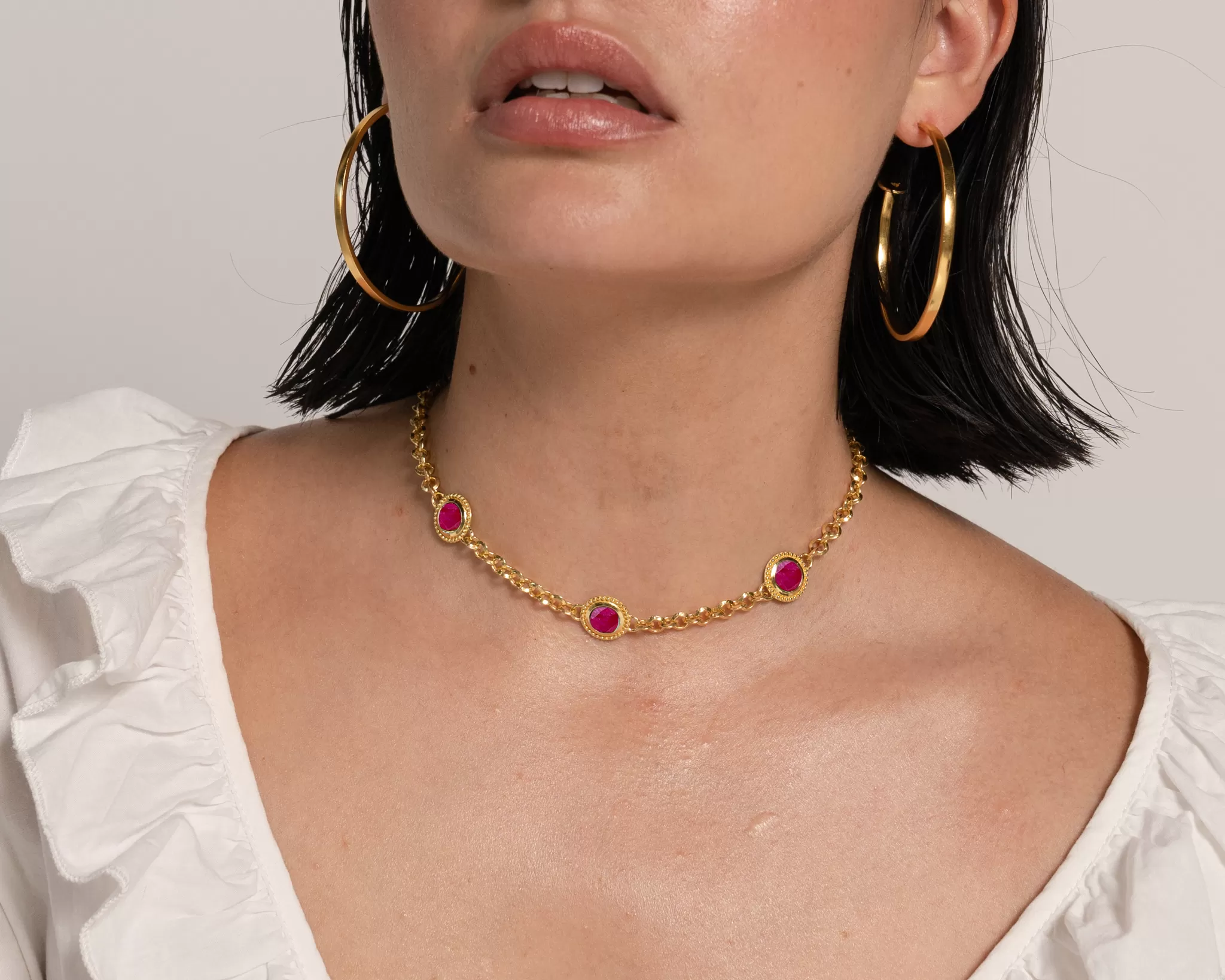 TIJANA Necklace | Ruby Quartz