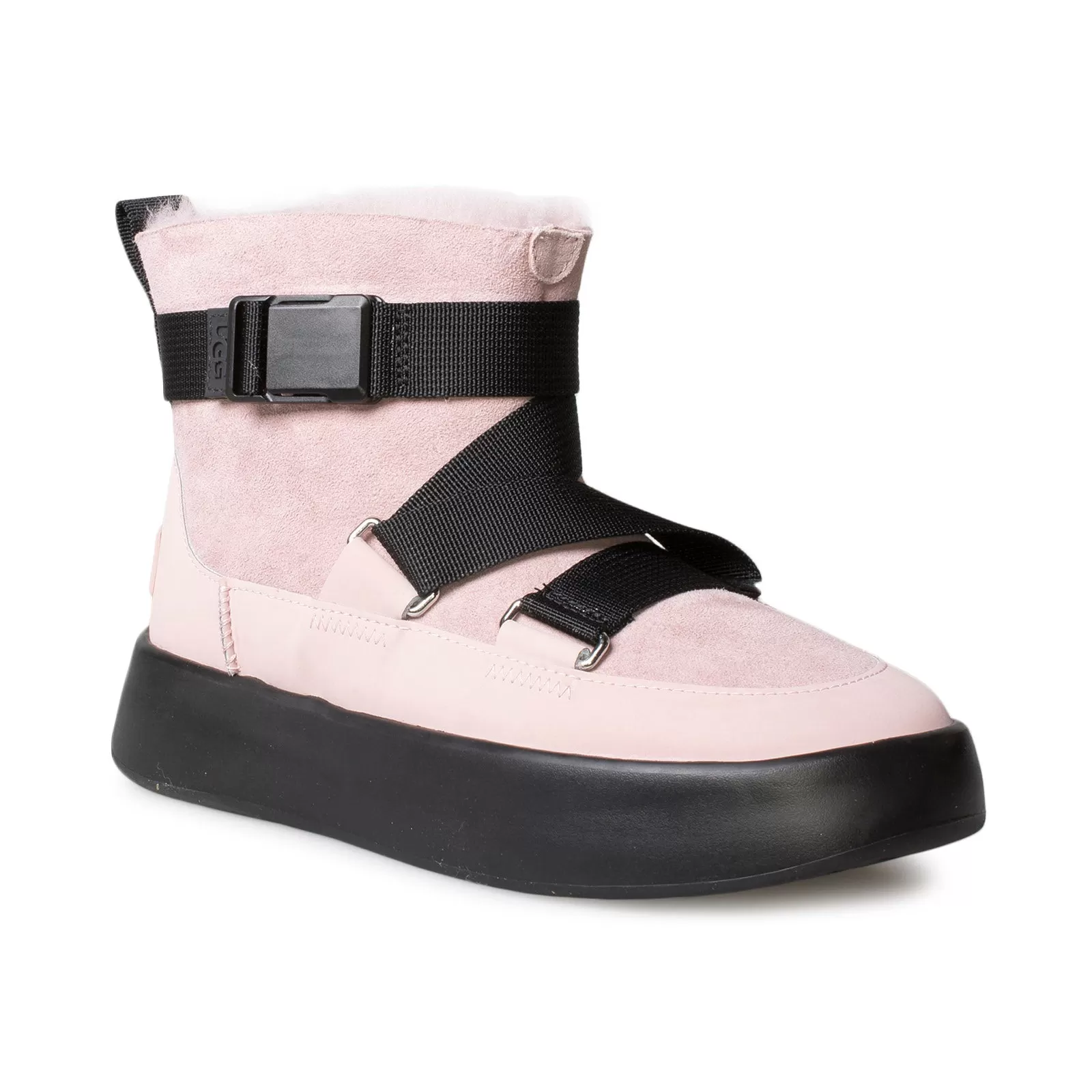 UGG Classic Boom Buckle Pink Crystal Boots - Women's