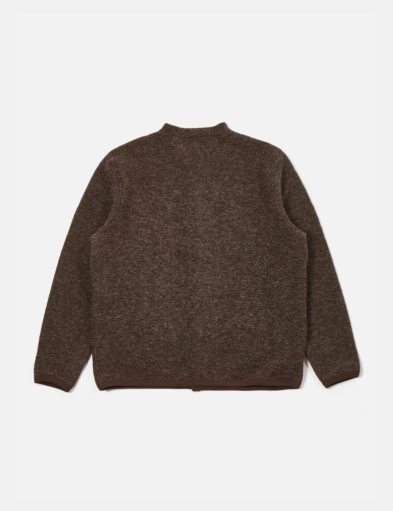 Universal Works Cardigan (Wool Fleece) - Brown