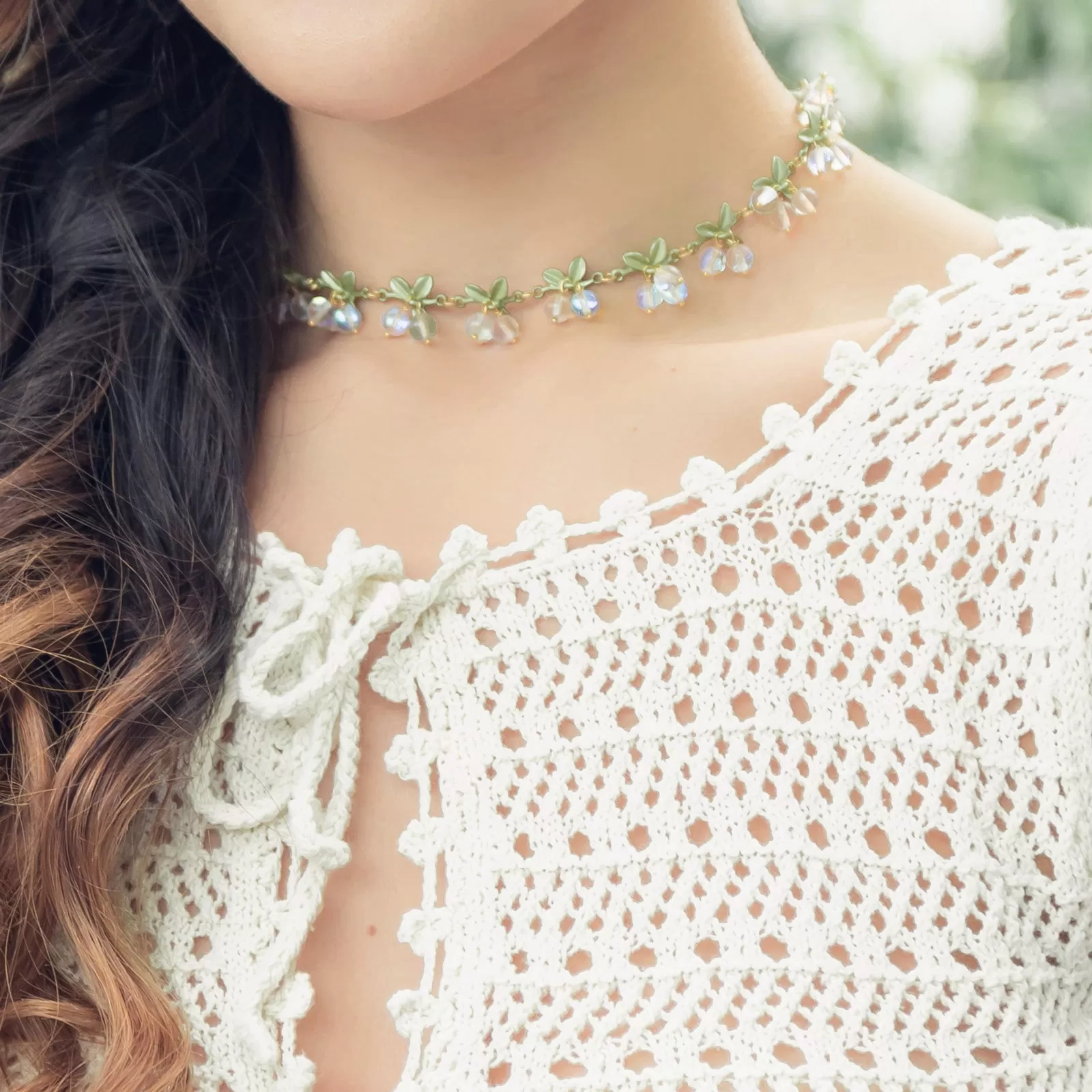 White Currant Necklace