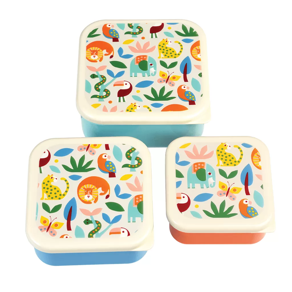 Wild Wonders Snack Boxes (set Of 3)