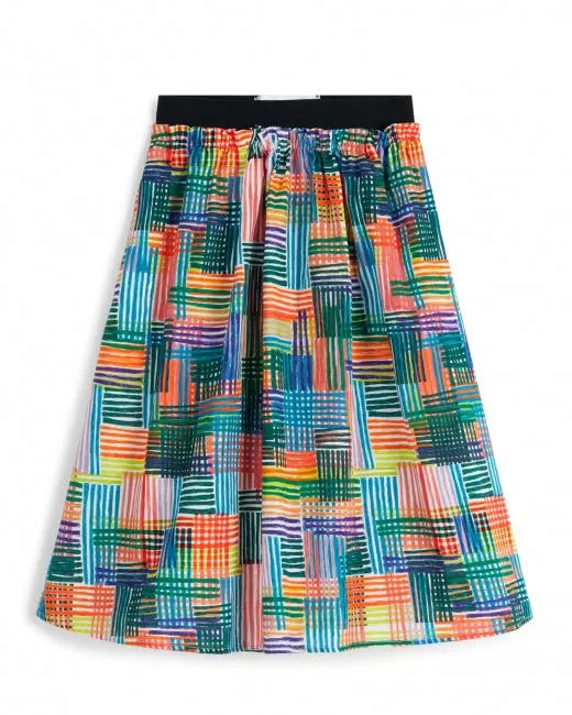 WOLF AND RITA An Ode To Summer SILVINA MIKADO MIDI SKIRT