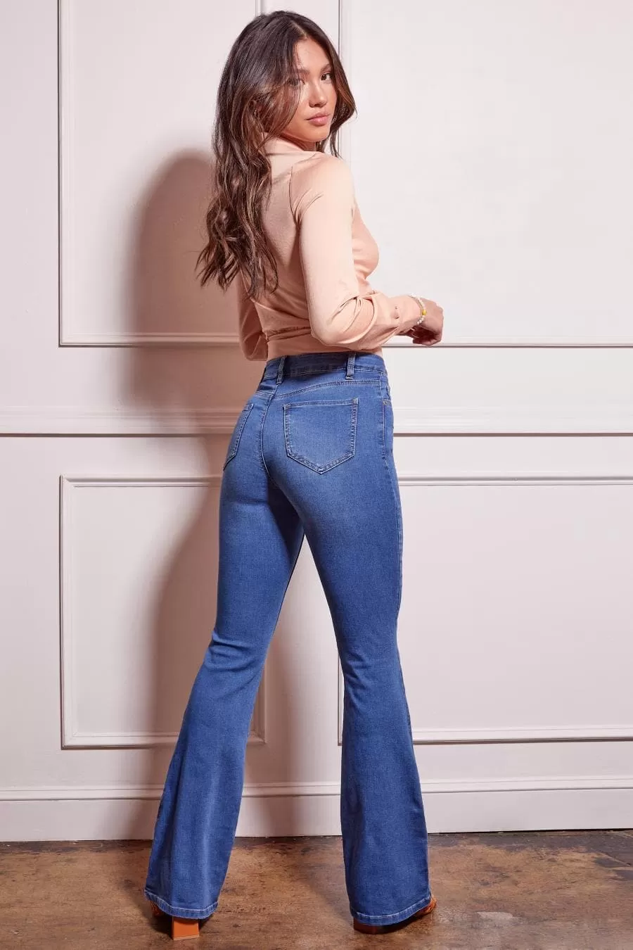 Women's Essential HyperDenim  Flare Jeans With Regular Inseam