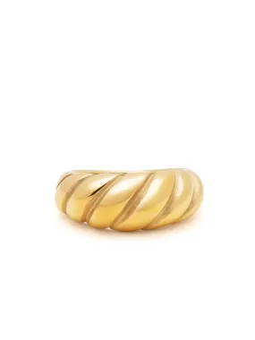 Women's Gold Croissant Ring