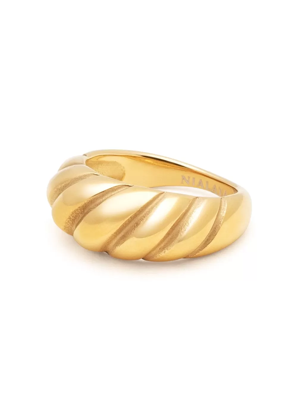 Women's Gold Croissant Ring