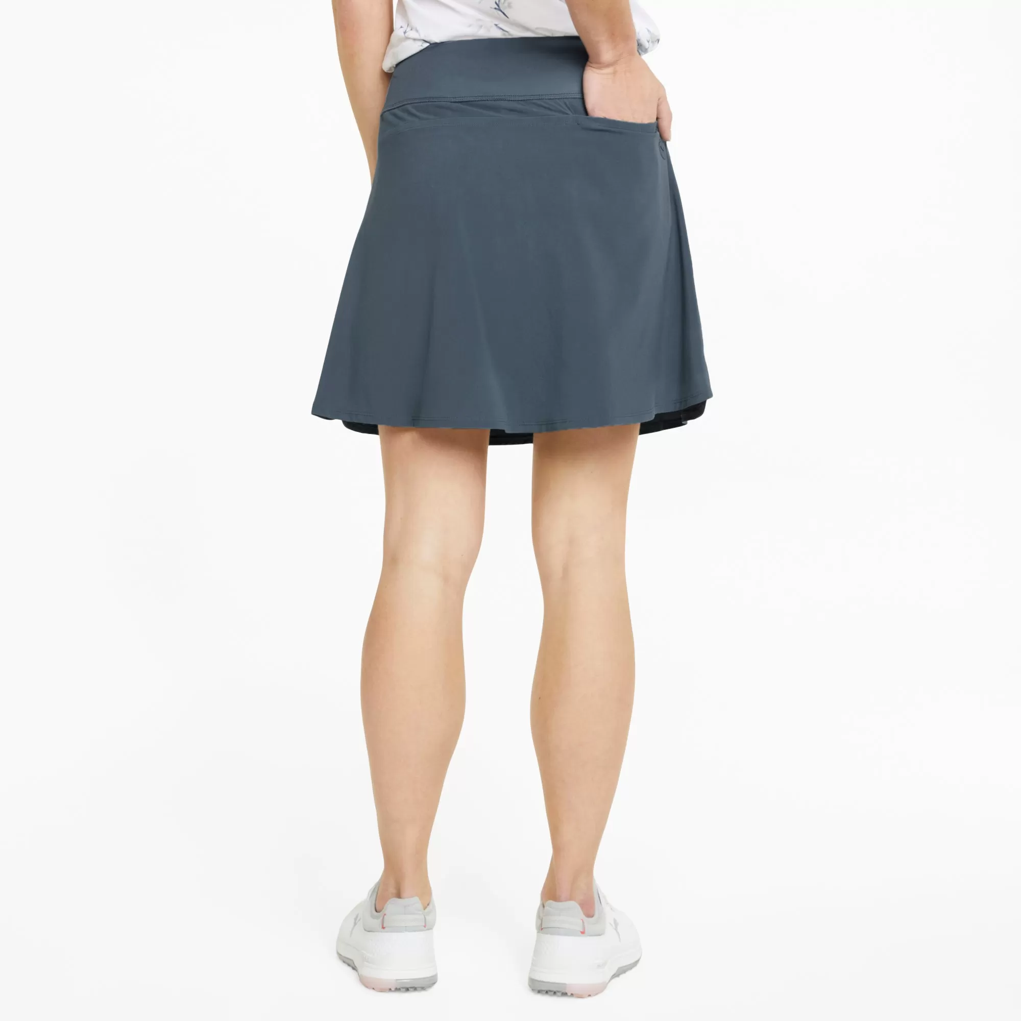 Women's PWRSHAPE Solid Golf Skirt | Evening Sky